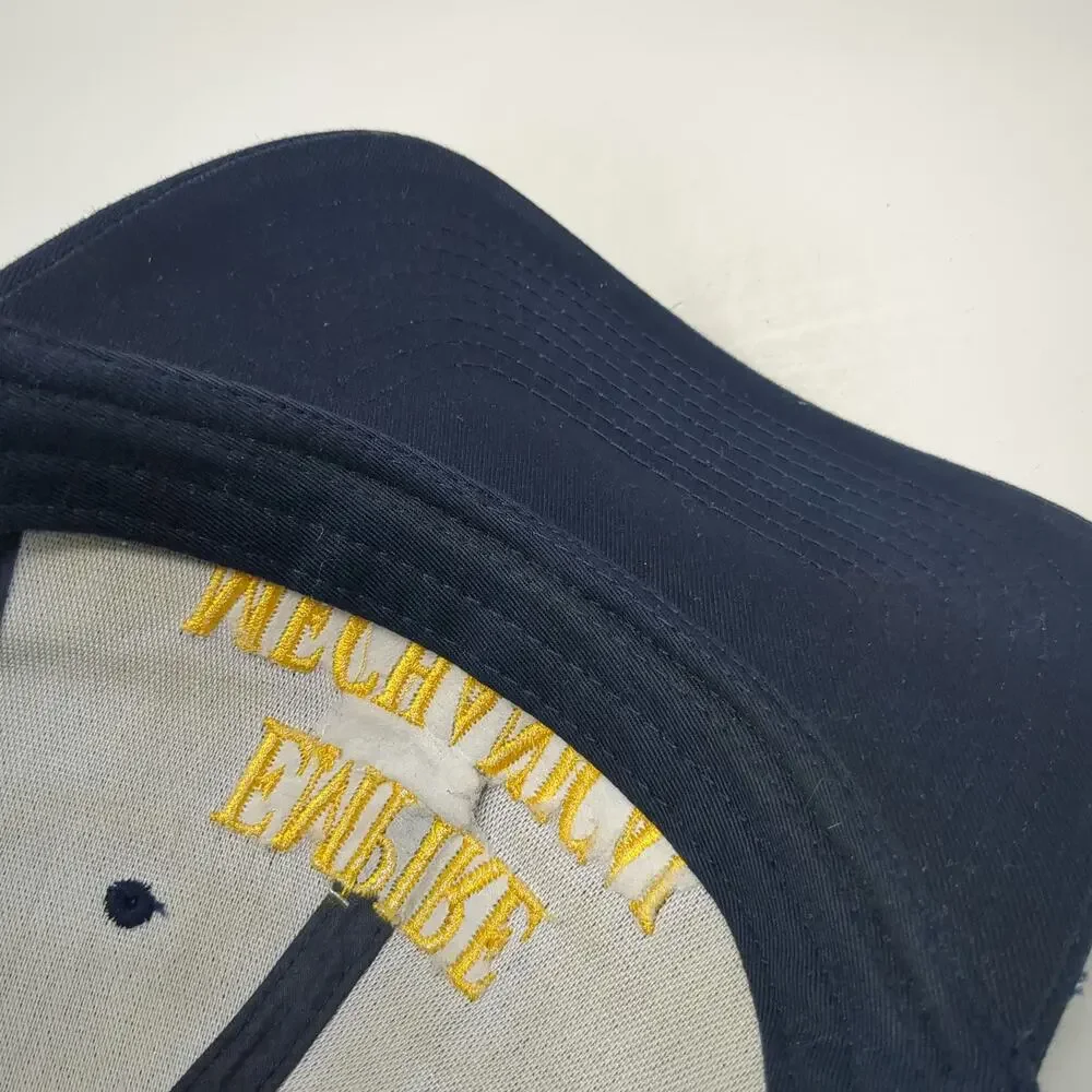 Port Authority Empire Mechanical Snapback Hat Blue One Size Structured 6-Panel